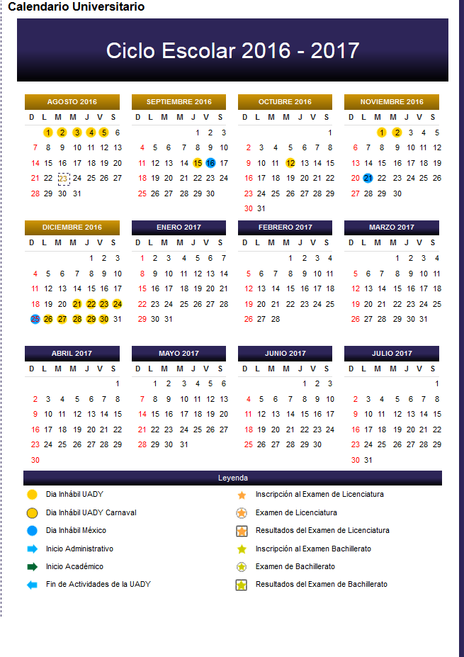 calendario 2007 mexico